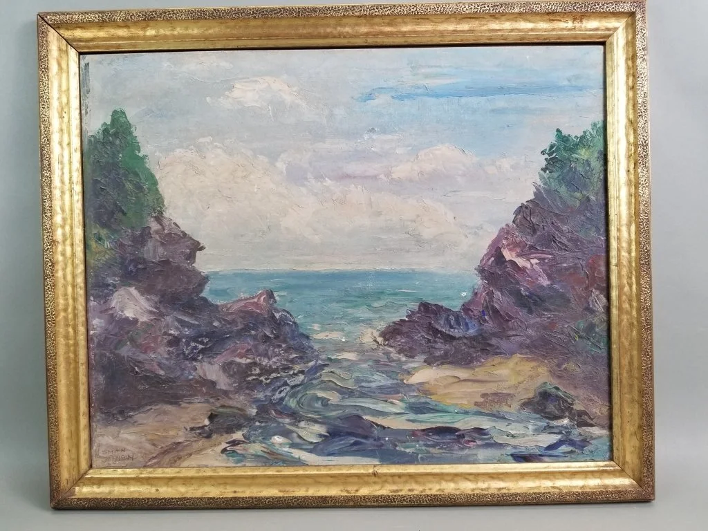 078 - Lot 438 - Antique signed Smith Johnson Impressionist-style.jpg