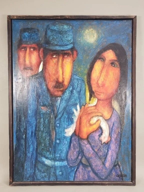 063 - Lot 52 - Rene Cazassus signed oil on canvas.jpg