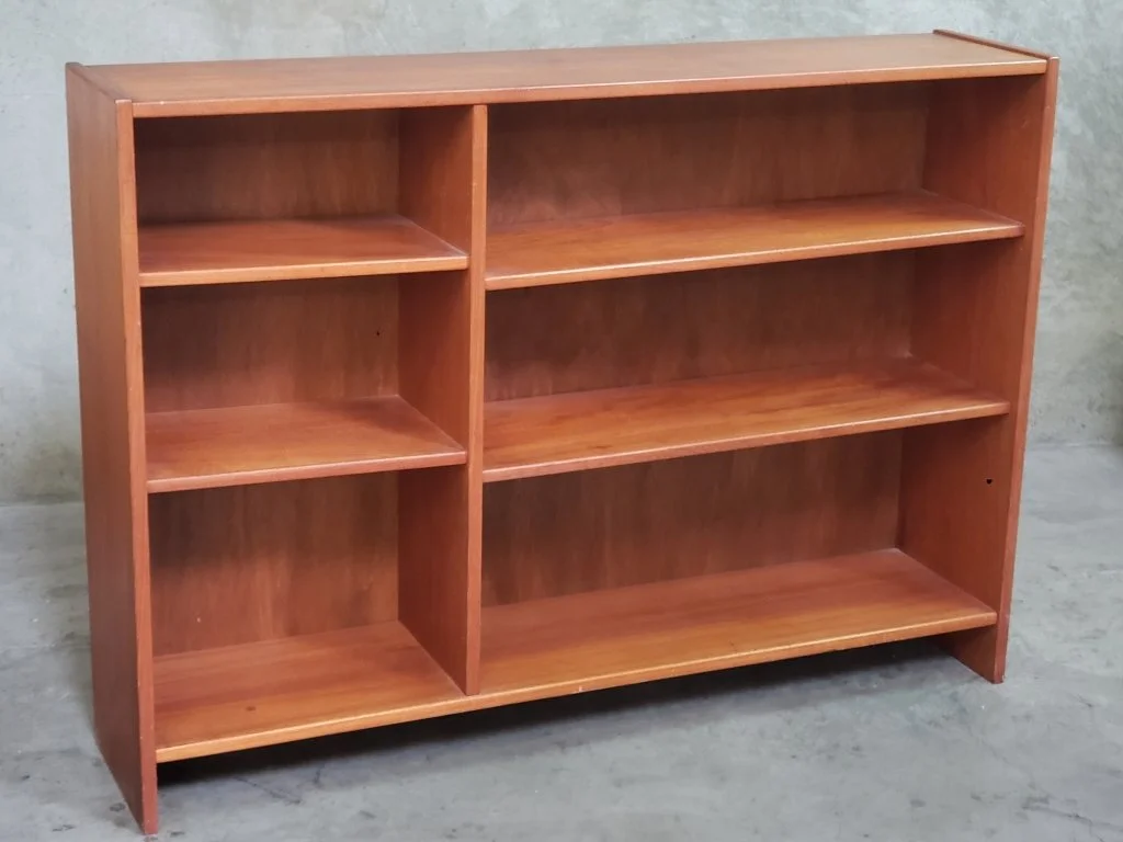 095 - Lot 141 - Mid-century teak finish bookcase.jpg