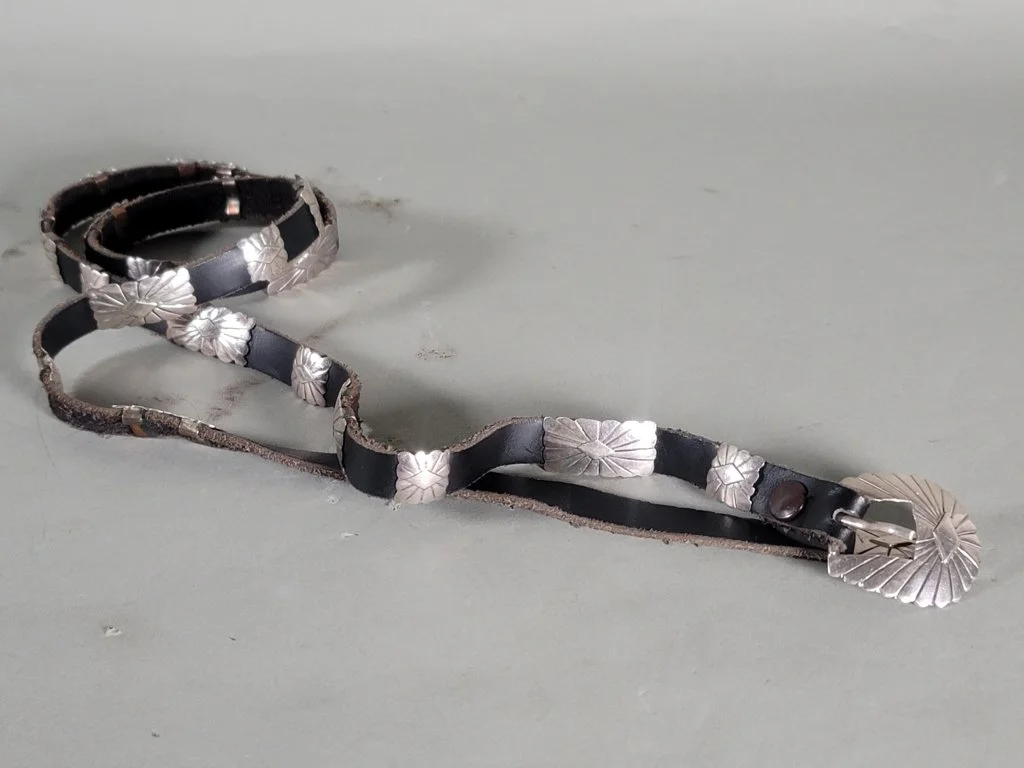 523 Silver leather and copper belt.jpg
