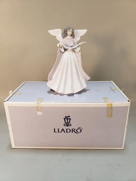 134 - Lot 11 - Lladro porcelain angel figurine.jpg