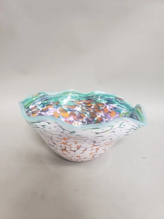 189 - Lot 94 - Hand blown art glass bowl.jpg