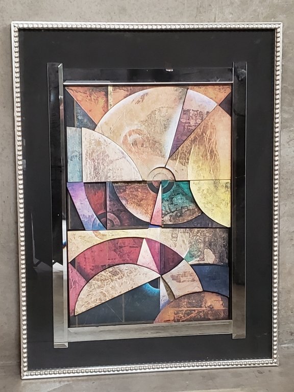 120 - Lot 140 - Richard Hall mixed media abstract.jpg