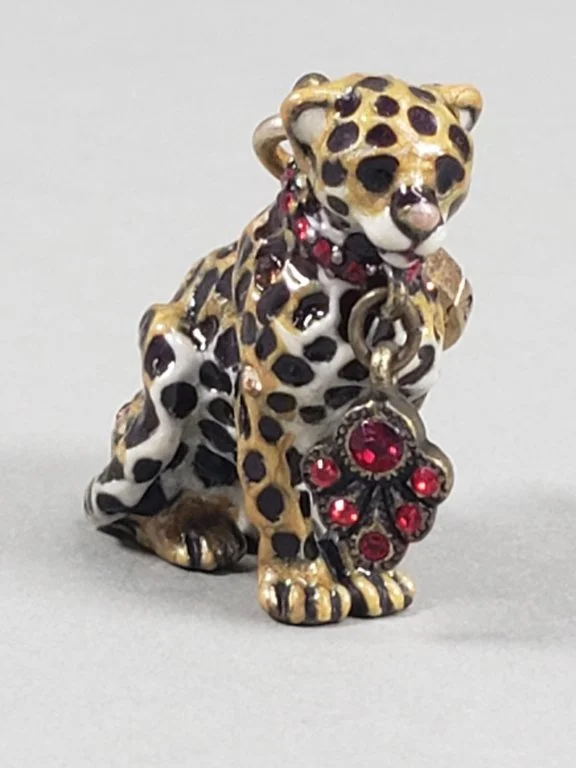 097 - Lot 130 - Jay Strongwater Mara leopard charm.jpg