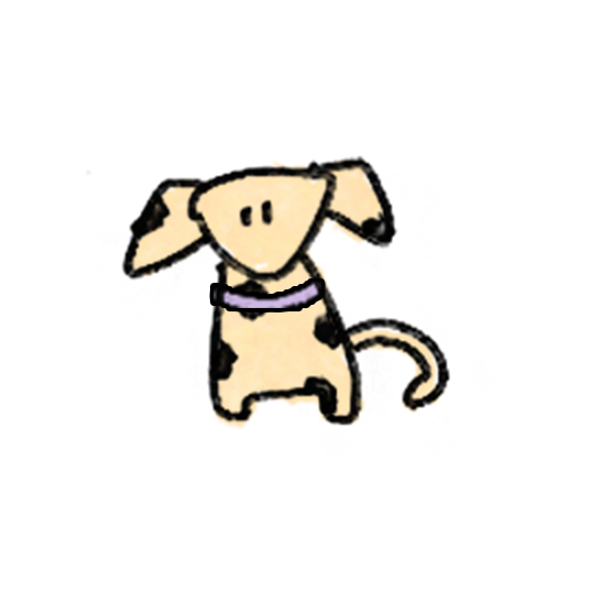 Illustration of customer dog, Roxy the beagle