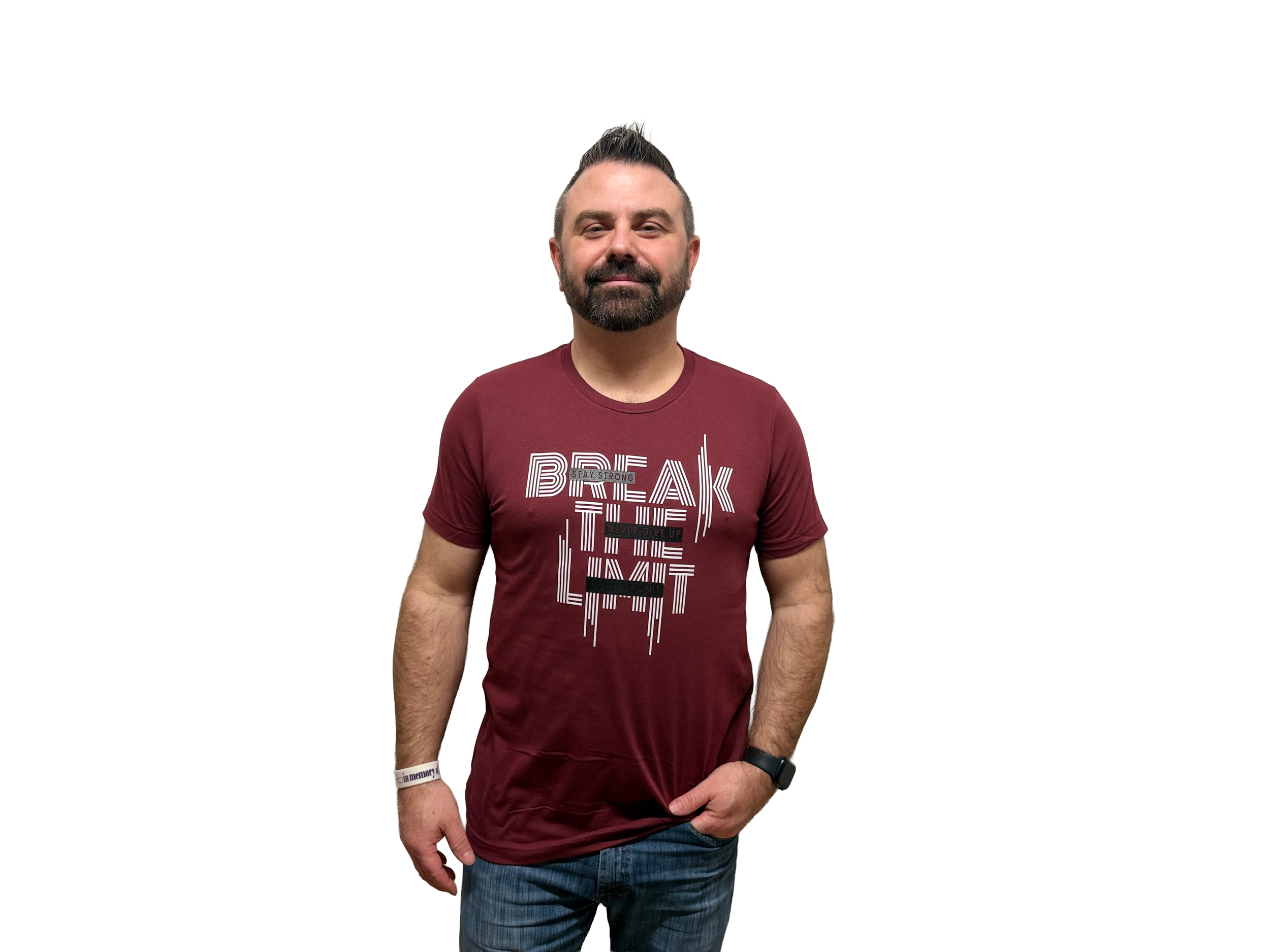break the limit - T-shirt - heather cardinal transparent.png