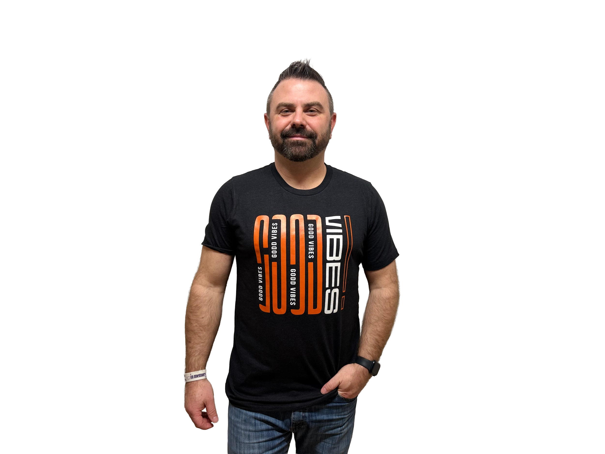 'Good Vibes' - Graphic short sleeve T-shirt