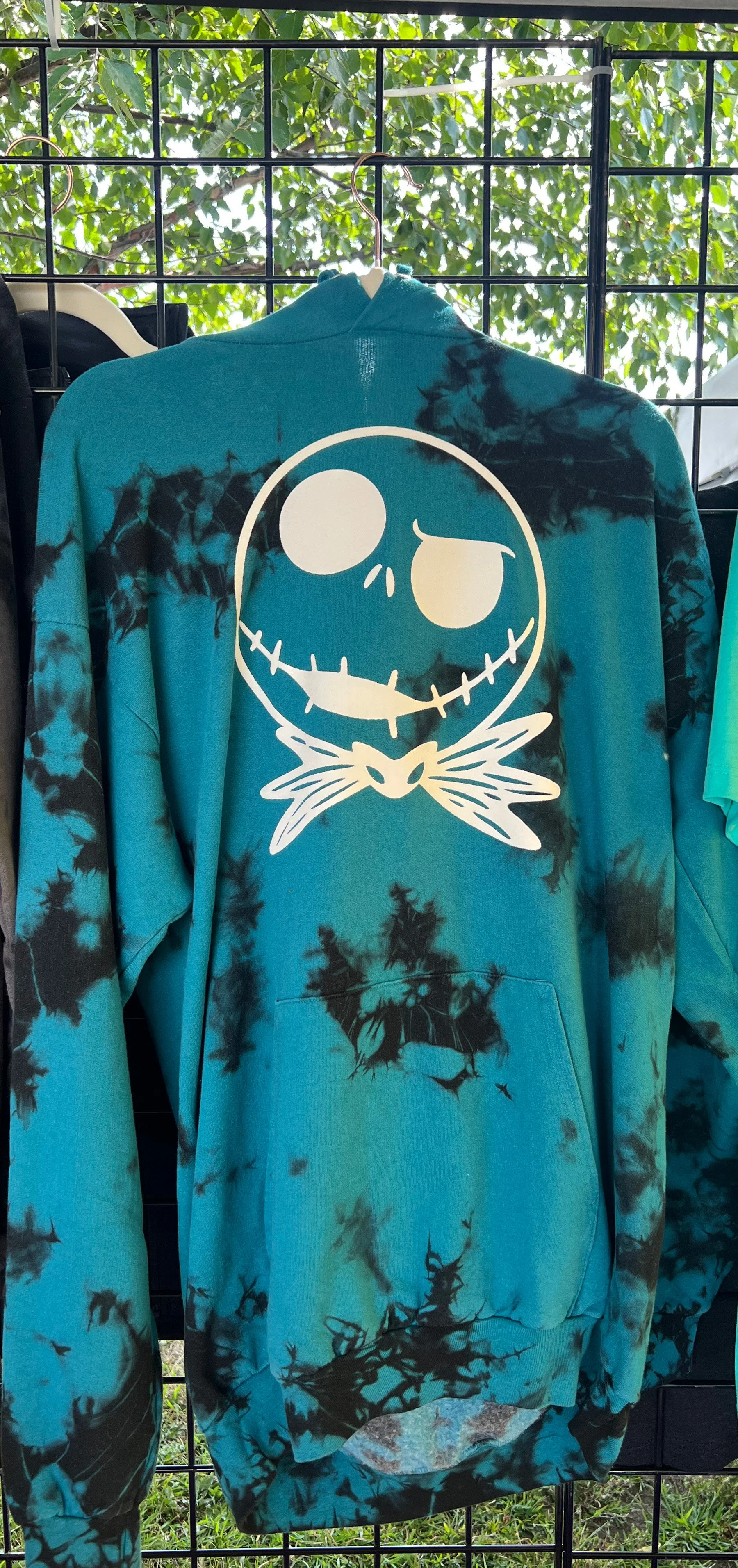 Jack with bowtie - teal black tie-dye.jpg