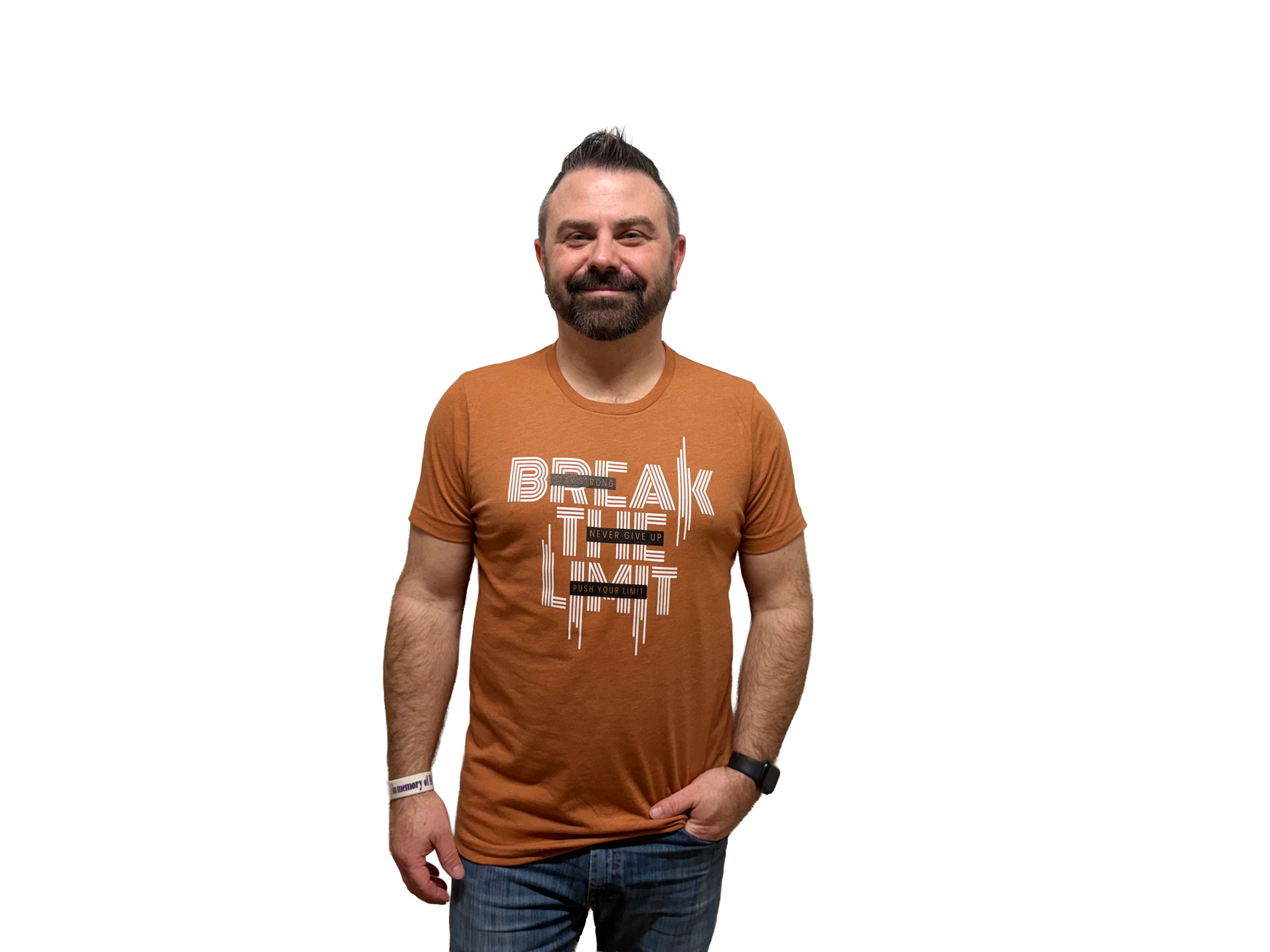 break the limit - T-shirt - heather autumn transparent.png