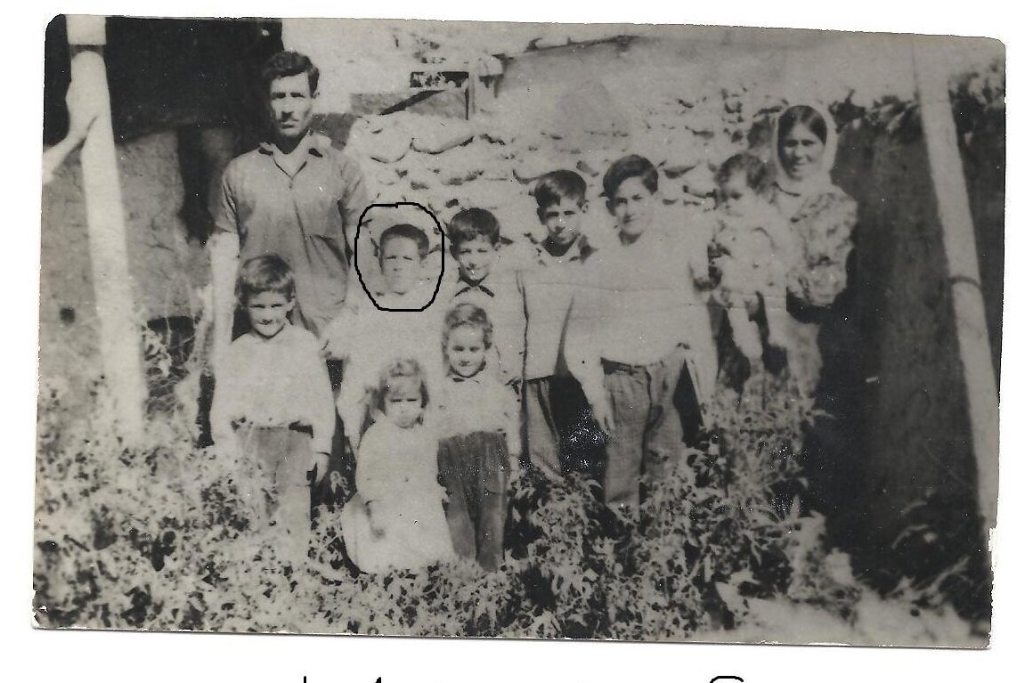 Ihmayed and his family in Wavel Camp