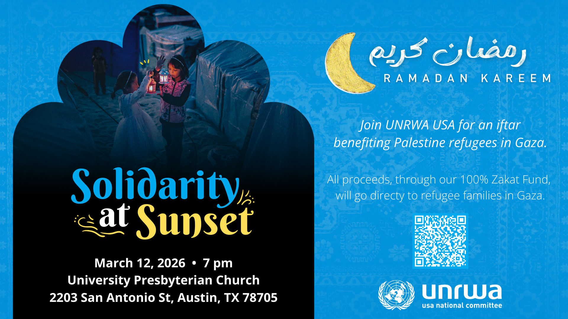 Solidarity at Sunset: Austin Iftar