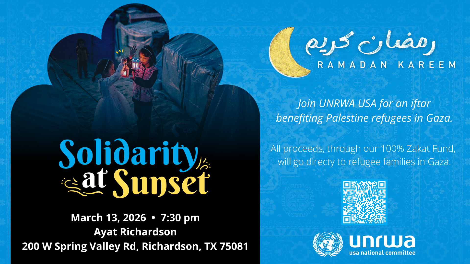 Solidarity at Sunset: Dallas Iftar