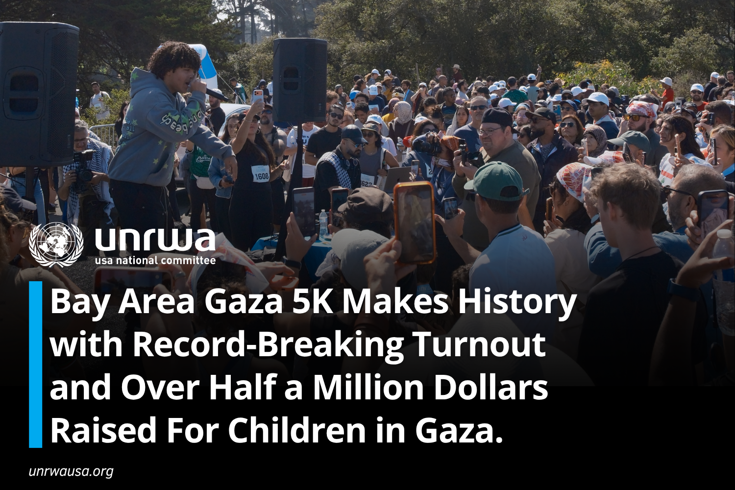 Bay Area Gaza 5K Makes History with Record-Breaking Turnout and Over Half a Million Dollars Raised For Children in Gaza