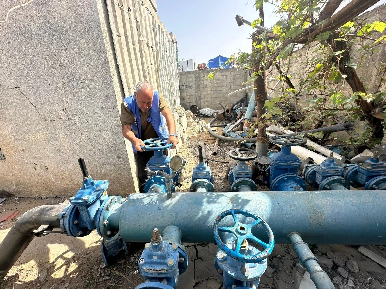 UNRWA is still in Gaza_water wells maintenance.jpeg
