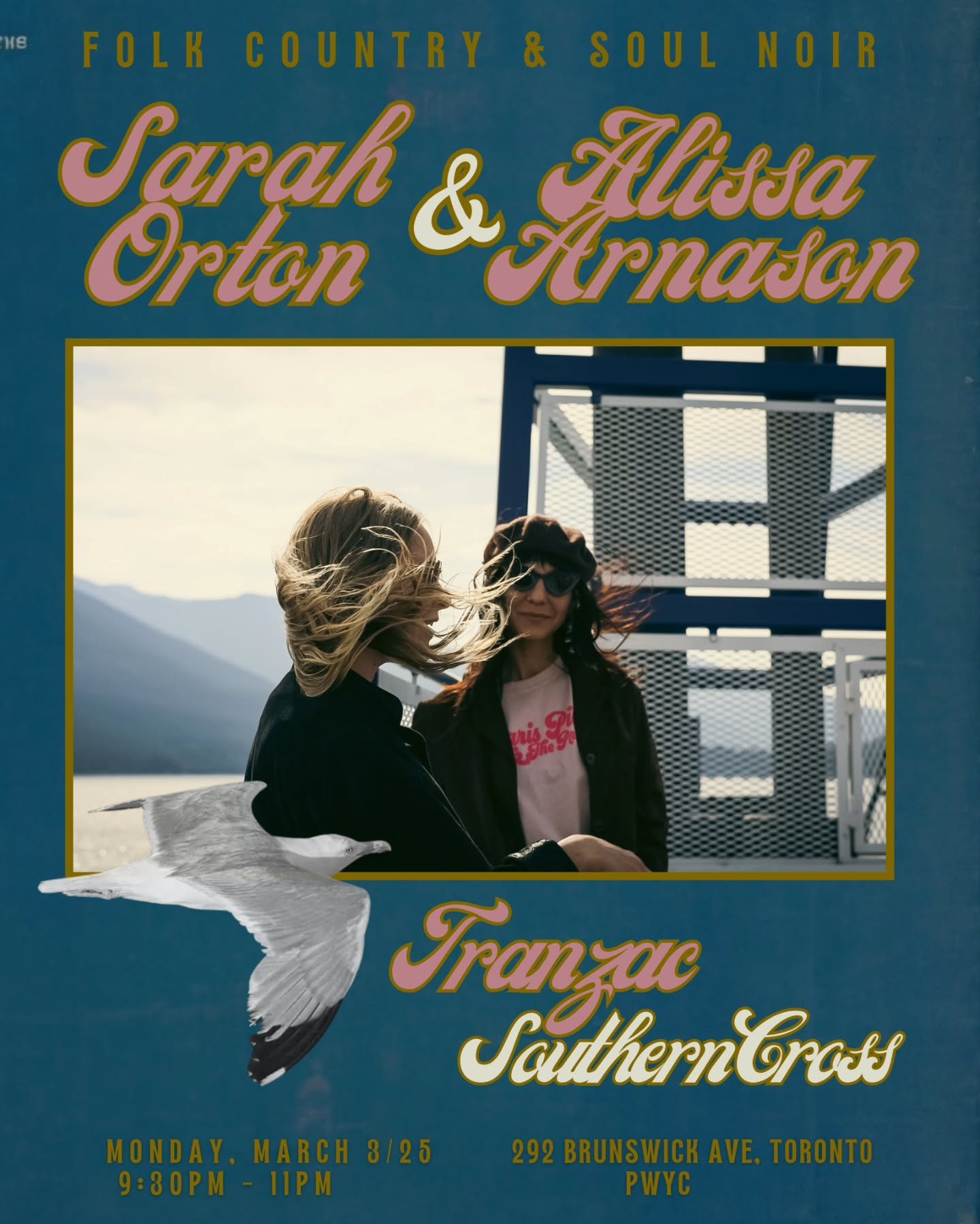 Keeping this train rolling. @alissa.arnason and I are playing in Toronto on Monday, March 3rd, at @tranzac292 Southern Cross room, and we would be delighted if you joined us. Entry by donation. Show at 9:30pm. 

Big thanks to Chris for making space f