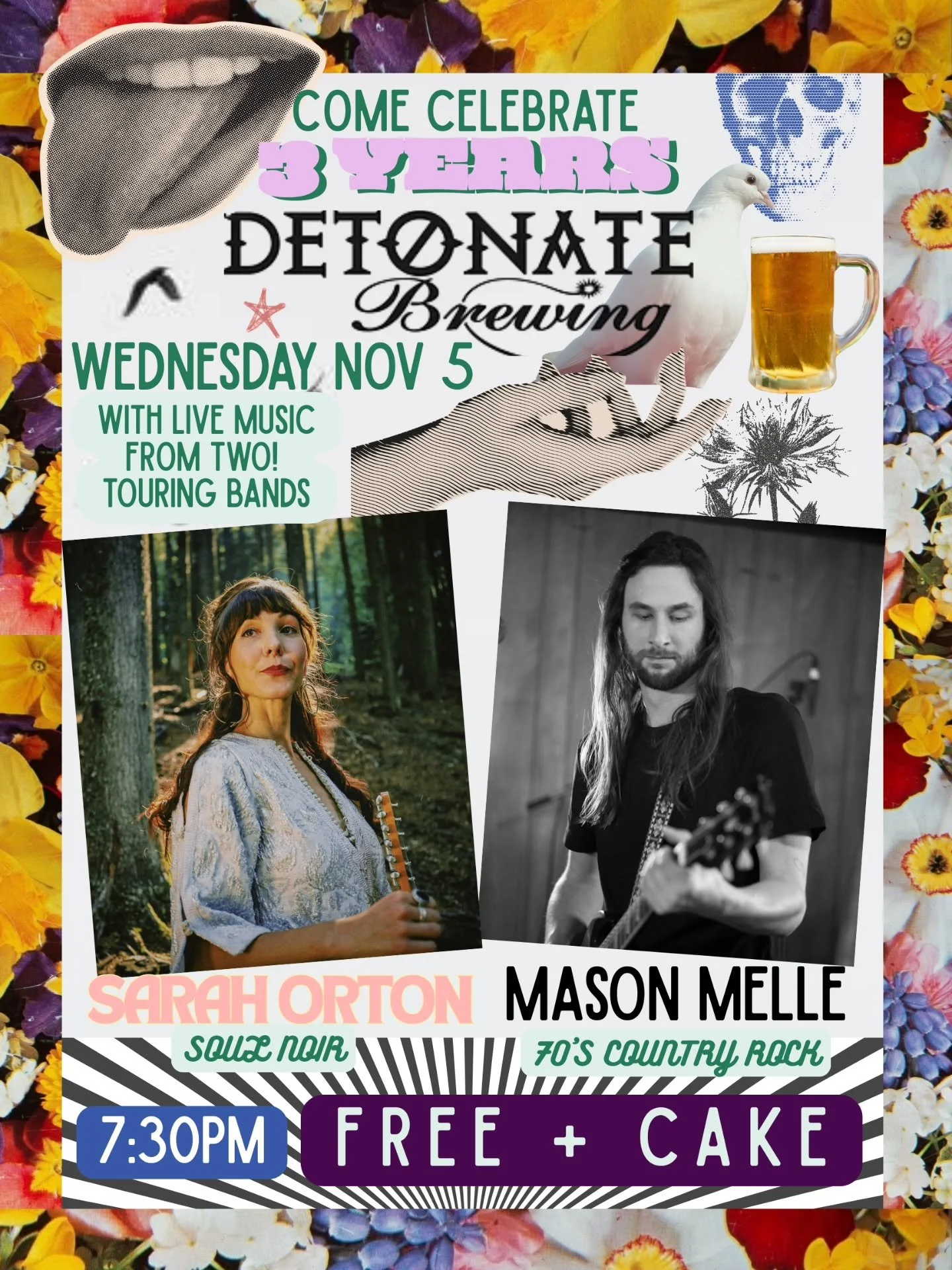Got these string of shows around the bend starting next week! Kicking things off at @detonatebrewing. It's their 3 year anniversary party and @masonmelle band and I were lucky enough to get an invite. If you are around Summerland, you are invited too