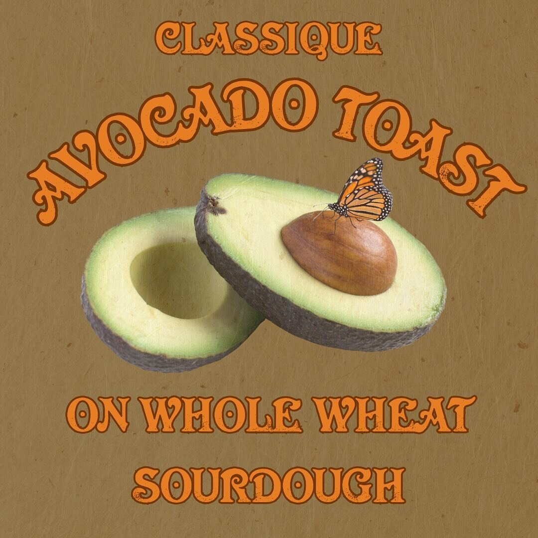 Toast this week @thepuffcoffee 
Avocado Toast on whole wheat sourdough 🤙