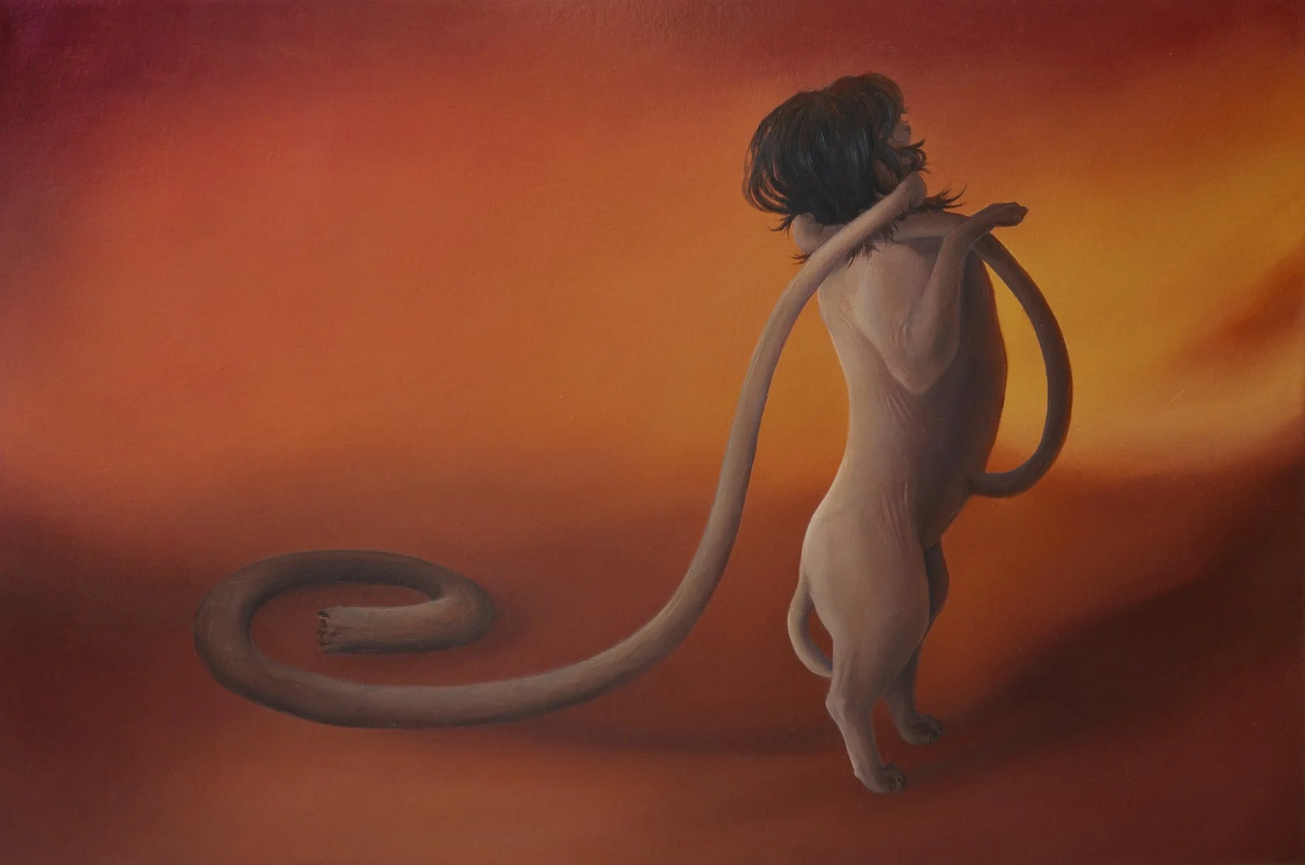 I’ll wait on mountain tops in Paris cold, j’veux pas mourir toute seule  Oil on canvas 20x30 in _ 50x76 cm 2025.jpg