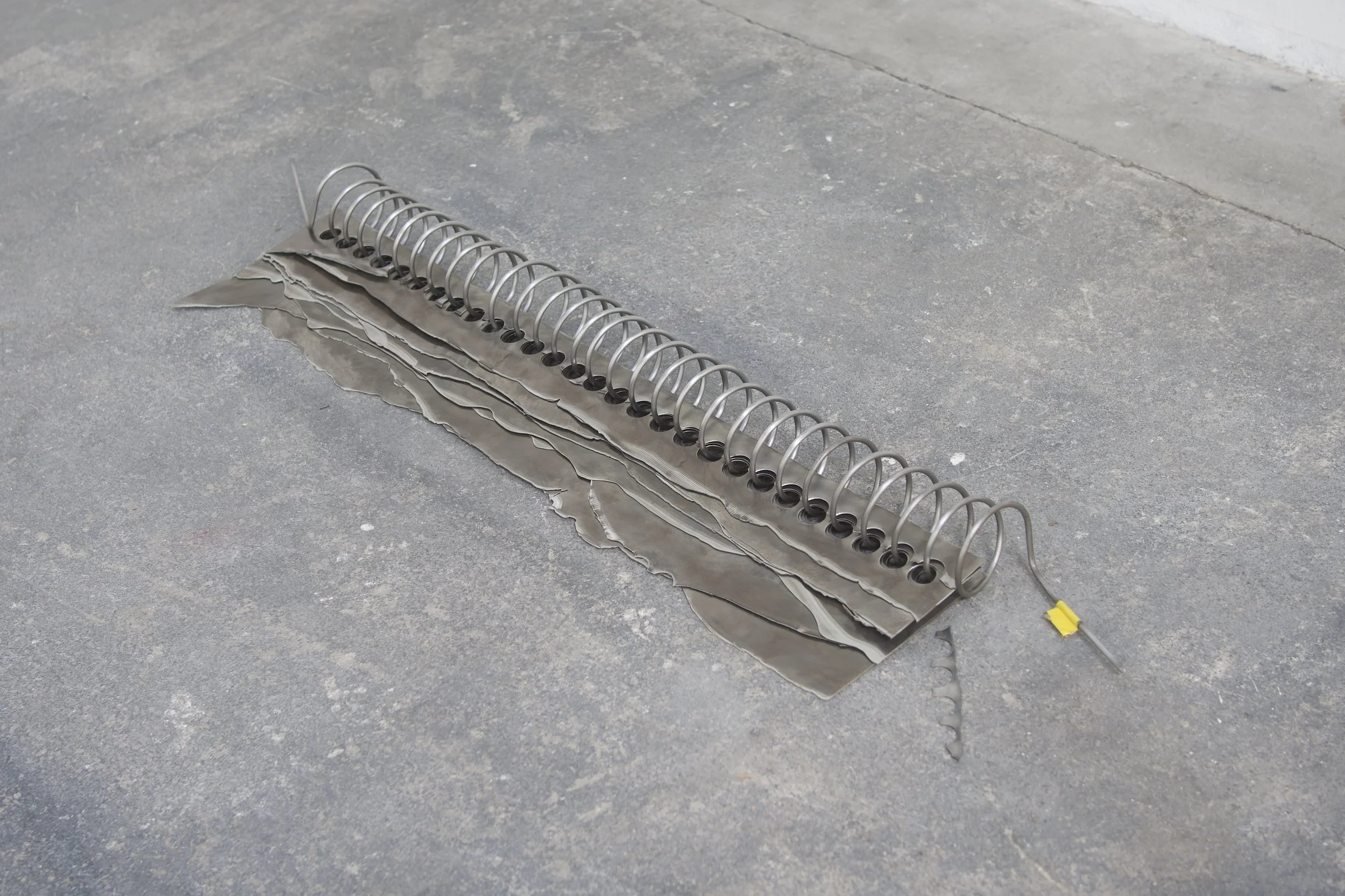 Spiral-Bound Notebook Remainder (2022-2025), in Installation view, .jpg