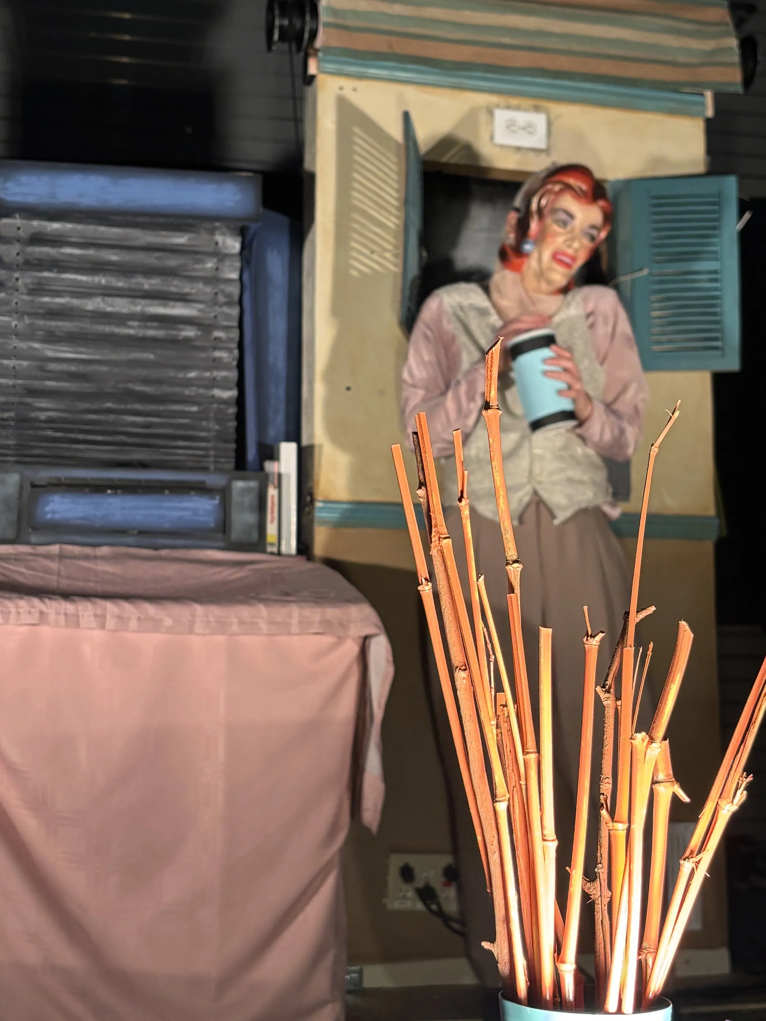 Happy Accident Everything is Nothing Lady with sticks.jpg