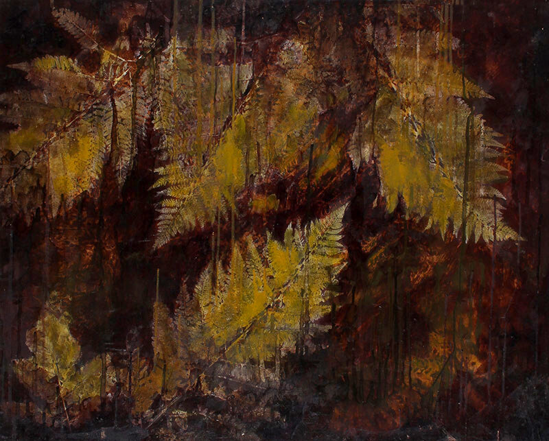 Ferns-I-oil-on-panel-23x28-Kurt-Thum
