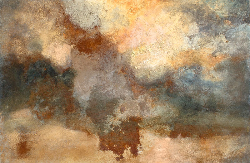 Abstract Abstract-oil-on-linen-36x54-Kurt Thum