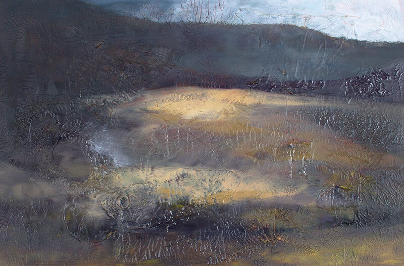 Landscape-with-LIght-Sky-oil-on-panel--24x36-Kurt-Thum SOLD 🔴