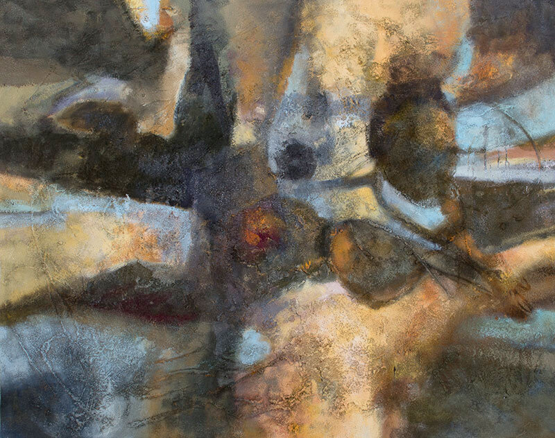Abstract-LIght-Breaking-oil-on-linen-40x60-Kurt-Thum