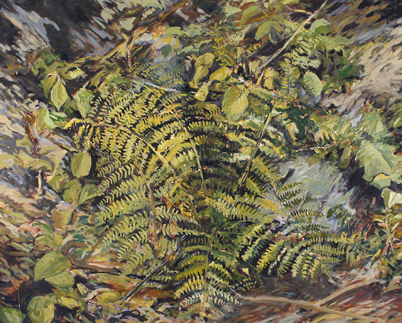 Fernscape-oil-on-linen-22x20-Kurt-Thum