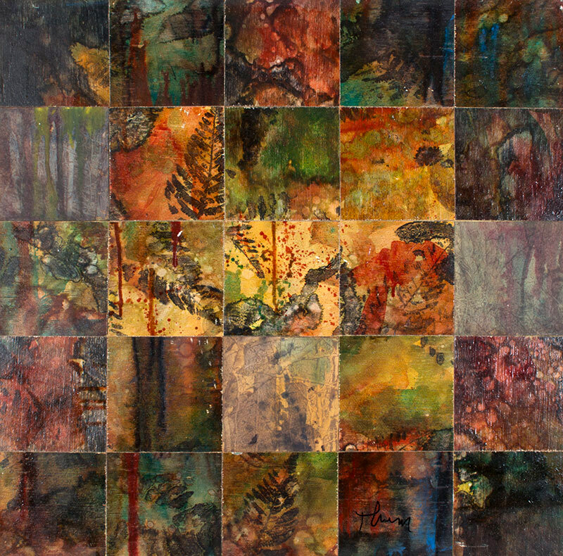Photo-Grid-Series-oil-on-panel-14x14-Kurt-Thum