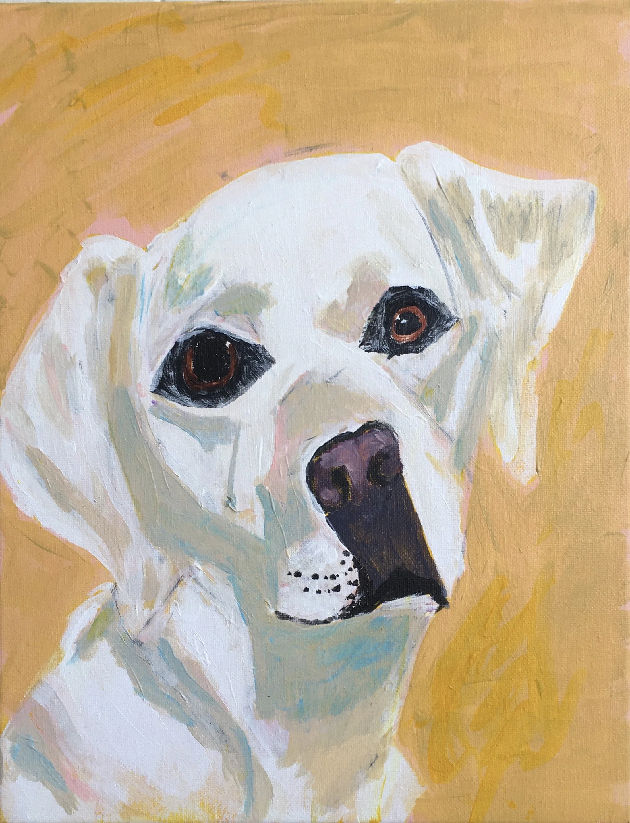 "LEMON!" 11x14, acrylic 