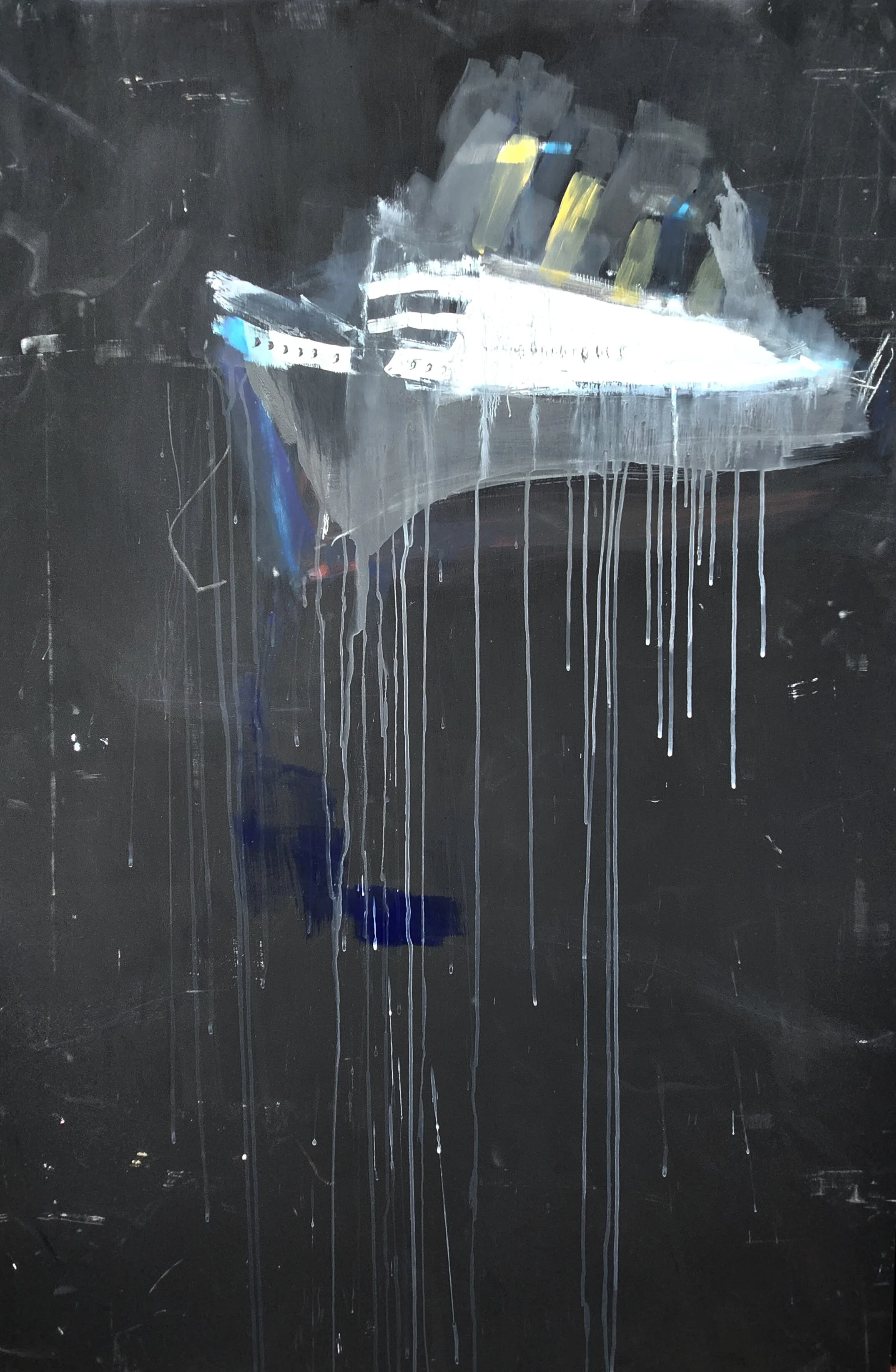 Dreamboat Prototype 
Acrylic on wood panel
 61x41