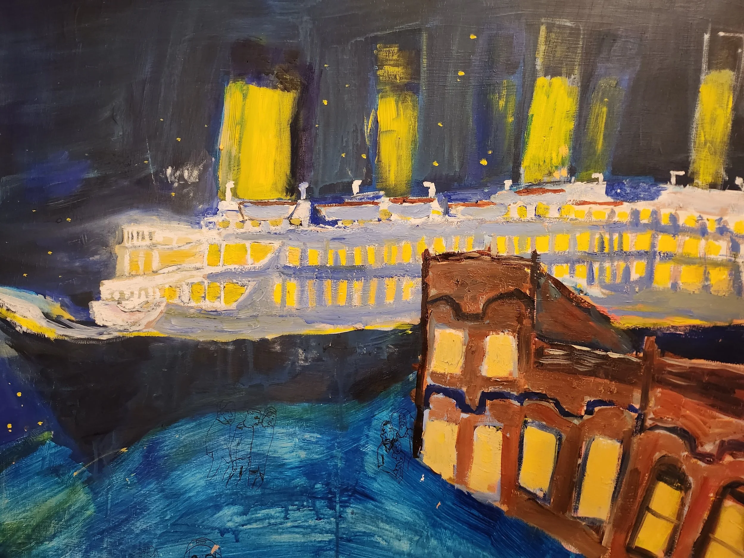 1-20-21 
In progress
Oil on wood Panel 
25 x 30 