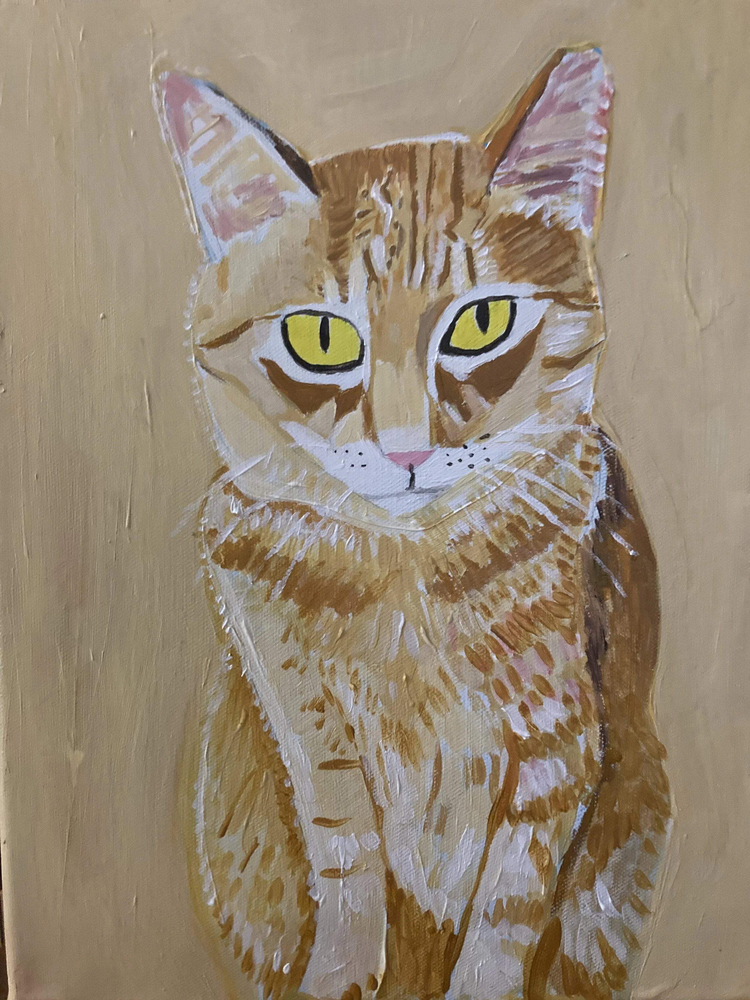 "Justice" 11x 14, acrylic 