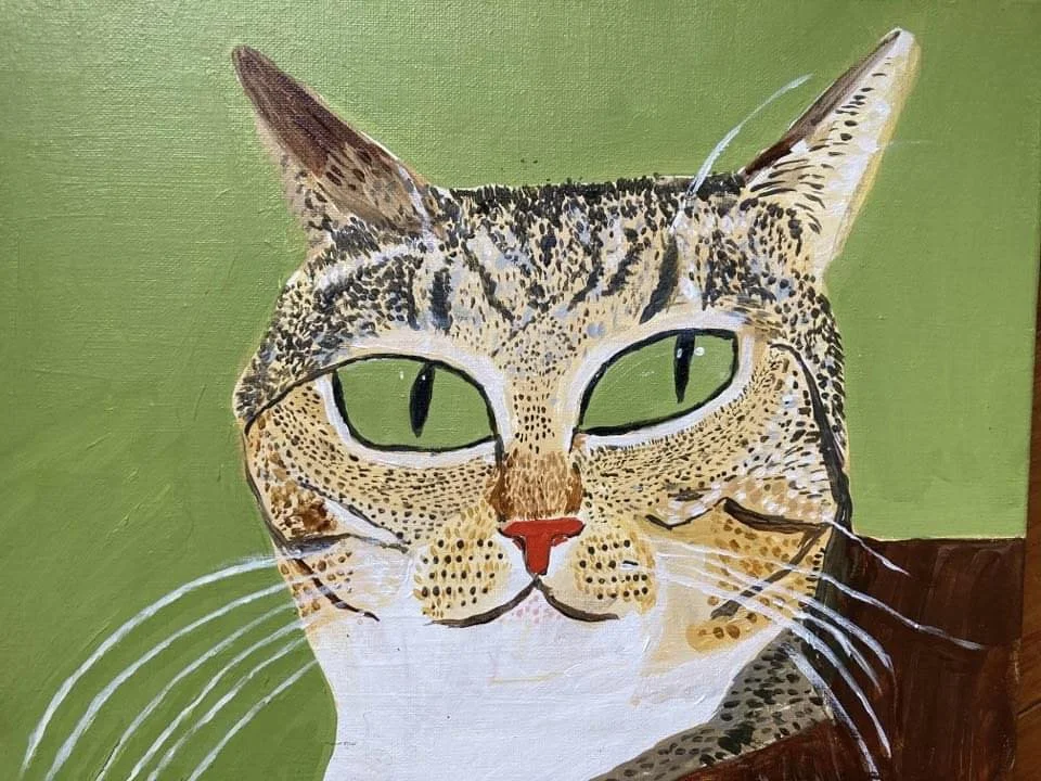 "Eno" 11x14, acrylic 