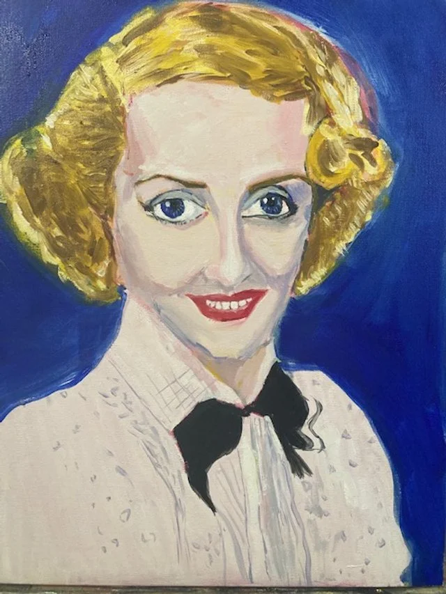 "Betty Davis " Oil on canvas, 16 x 20 ( for sale)