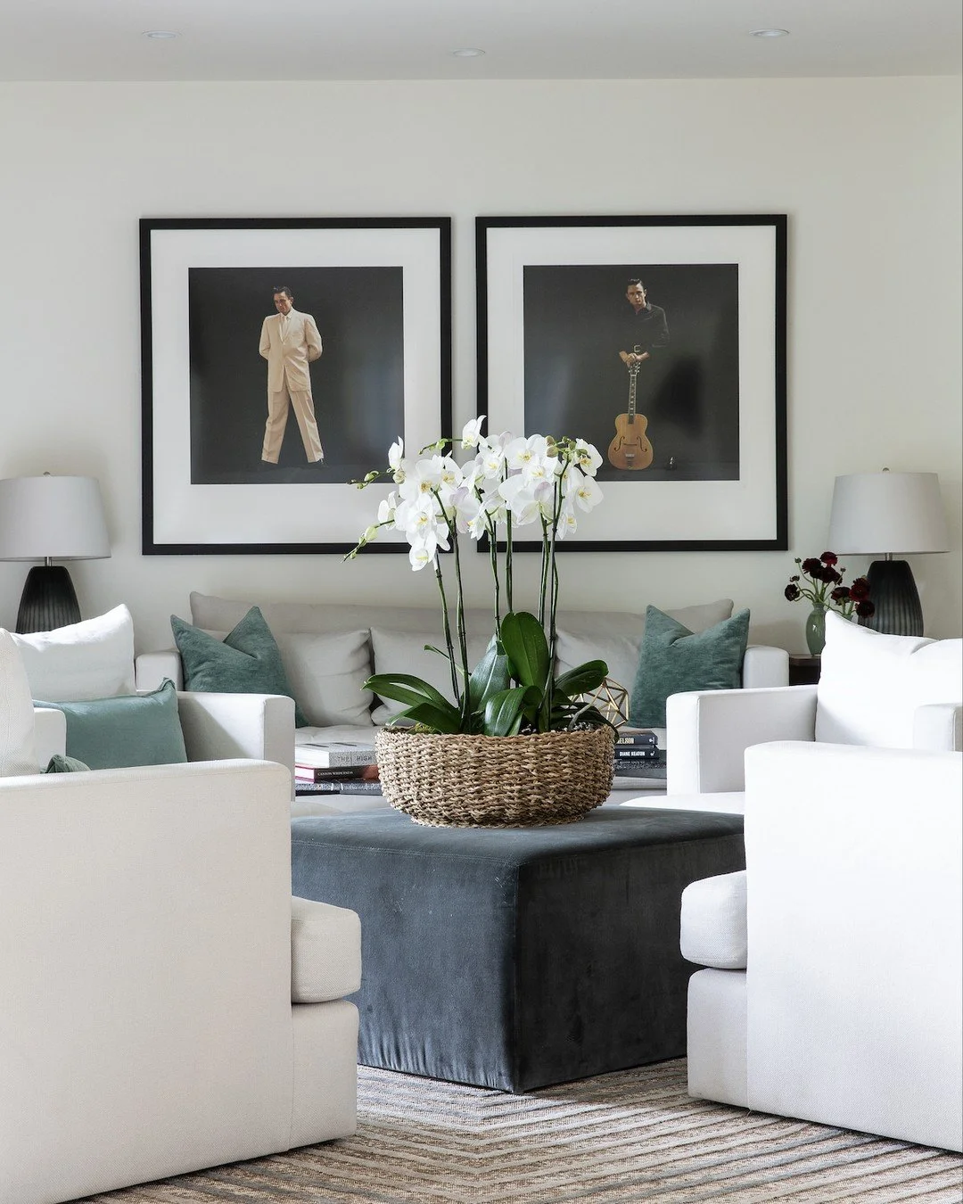 Art is where a home gets to loosen up and show its personality.

For these clients, it was important that every piece felt deeply personal, reflecting who they are and what they love. From the playful nod to Johnny Cash&rsquo;s &ldquo;good and evil&r