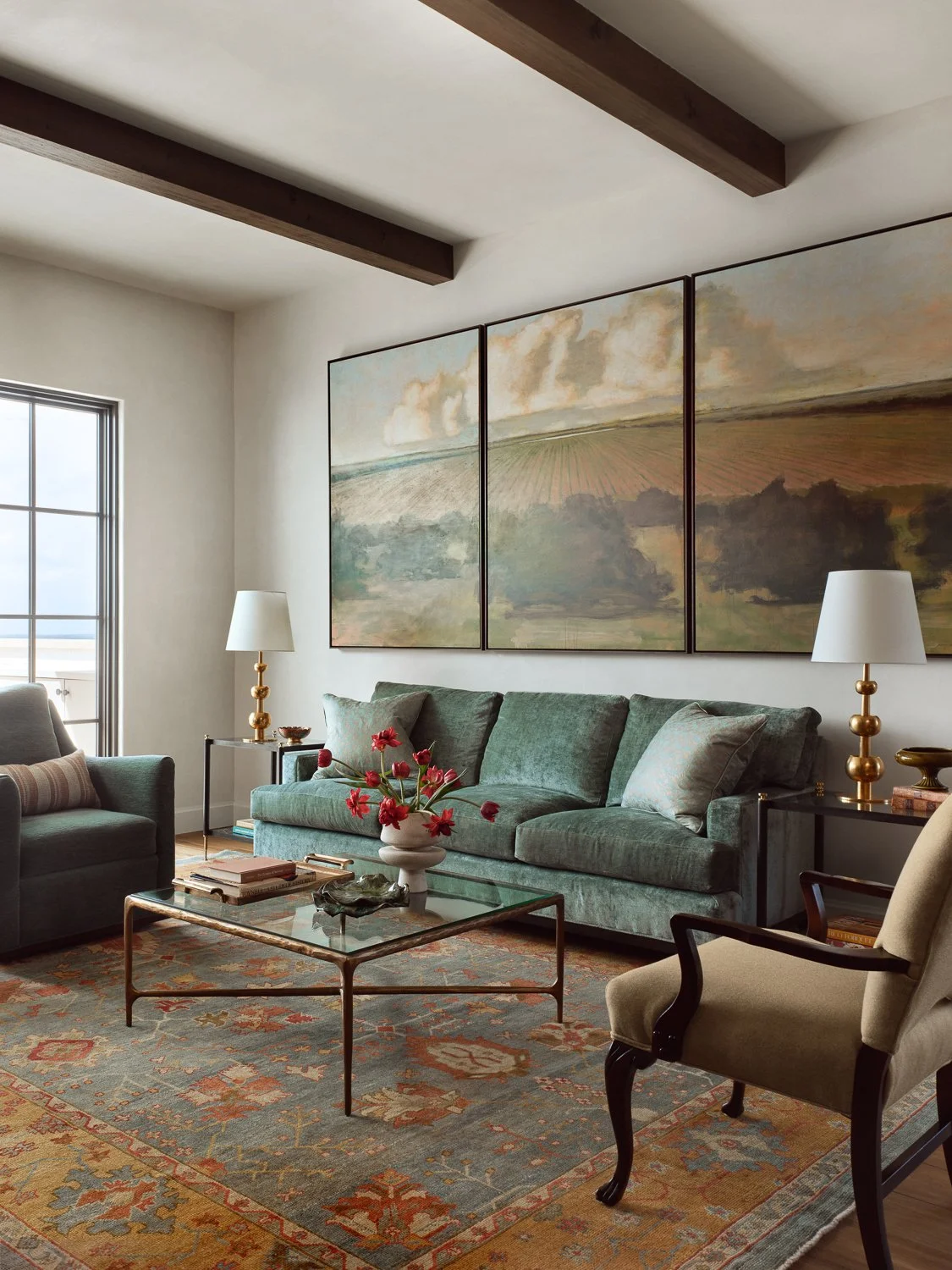 Living Room Design with Collected Pieces and Thoughtful Texture