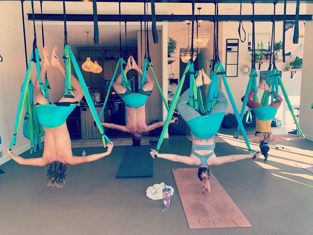Aerial Yoga Inversion Therapy