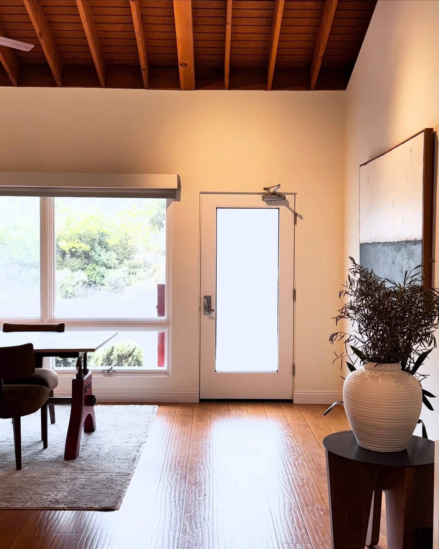 Getting settled into our new studio! Adding some finishes touches, and keeping it clean and simple.