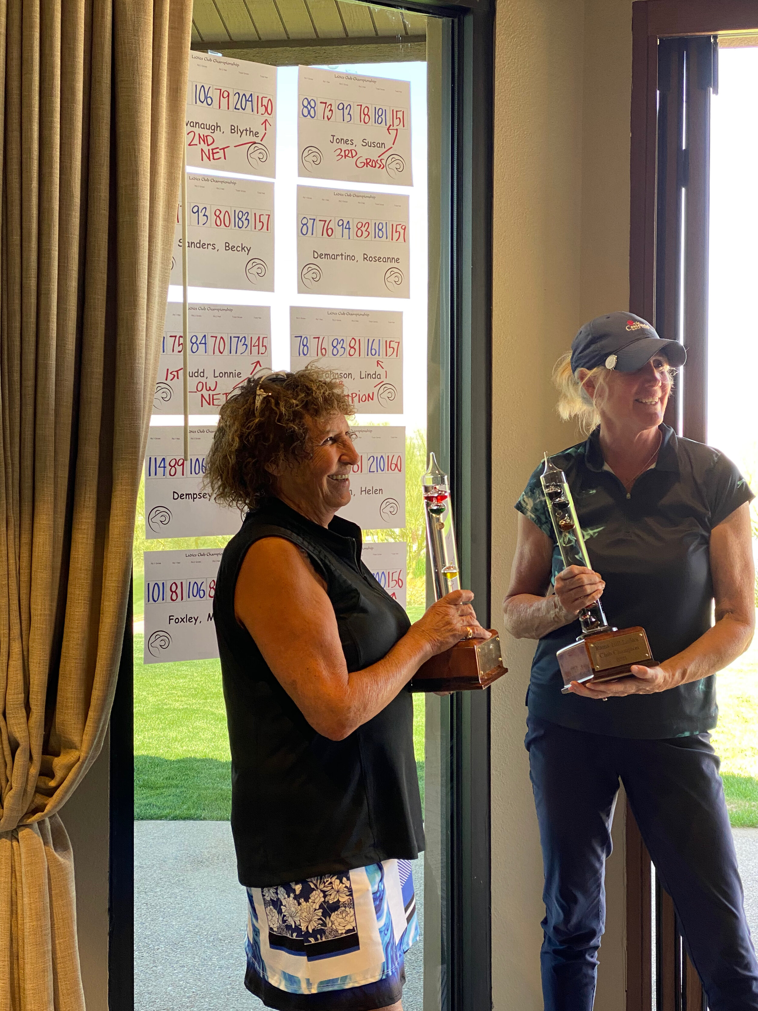 Lonnie Budd & Linda Johnson - Club Champions