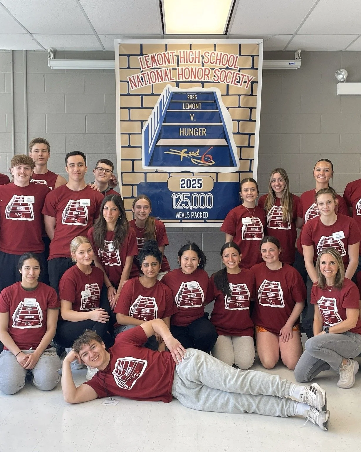 Help Lemont pack 135,000 meals for neighbors in need 🍽️

Lemont High School's National Honor Society is teaming up with Feed6 for the fourth annual Lemont v. Hunger meal-packing event on April 11 at Lemont High School.

Every meal costs just 40 cent