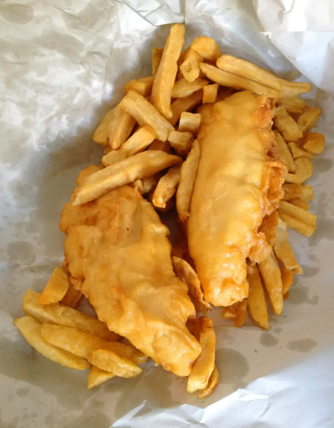A photo of a fish fry basket at SS. Cyril & Methodius Parish.