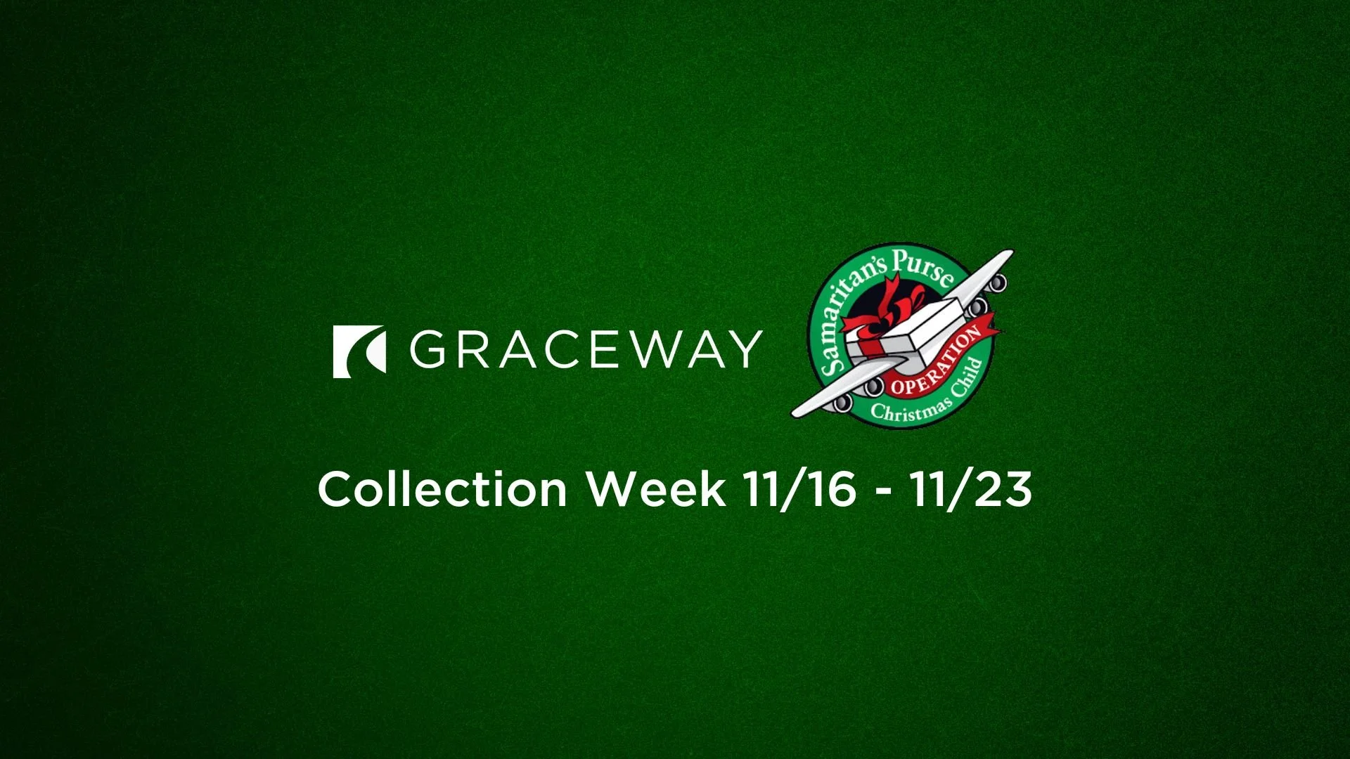 OCC Shoebox Collection Sunday