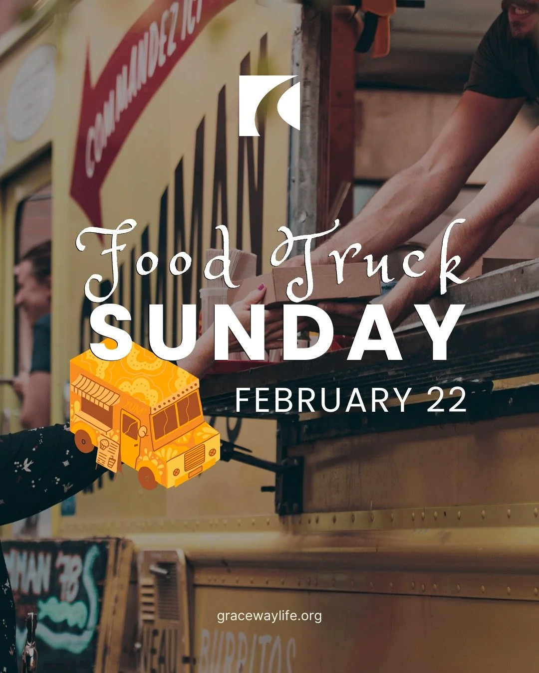 Food Truck Sunday | February 22

The first Sunday after Ash Wednesday (February 18 - next Wednesday), we are kicking off Lent with&nbsp;food and fellowship!

Bring a few dollars and stay after church to try a new local food truck (HP Taco Truck).

We