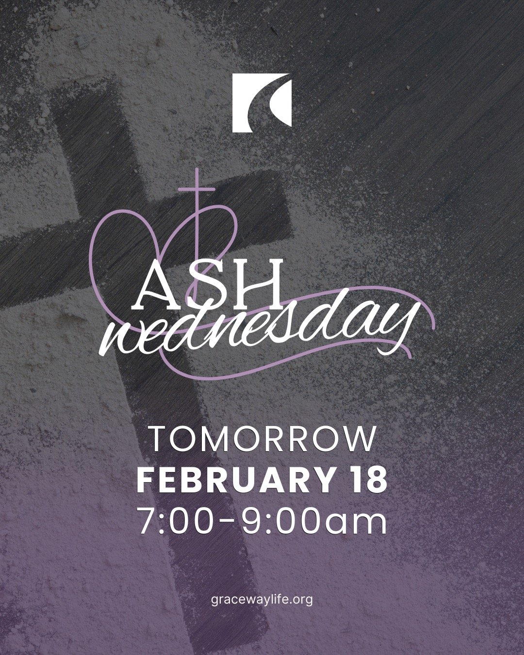 Ash Wednesday | February 18 | 7-9am

As we remember what Jesus did to win our hearts, we begin the 40 day journey&nbsp;of Lent with Ash Wednesday. A time of quiet reflection, prayer, and ashes reminds us that from dust we came and to dust we will ret