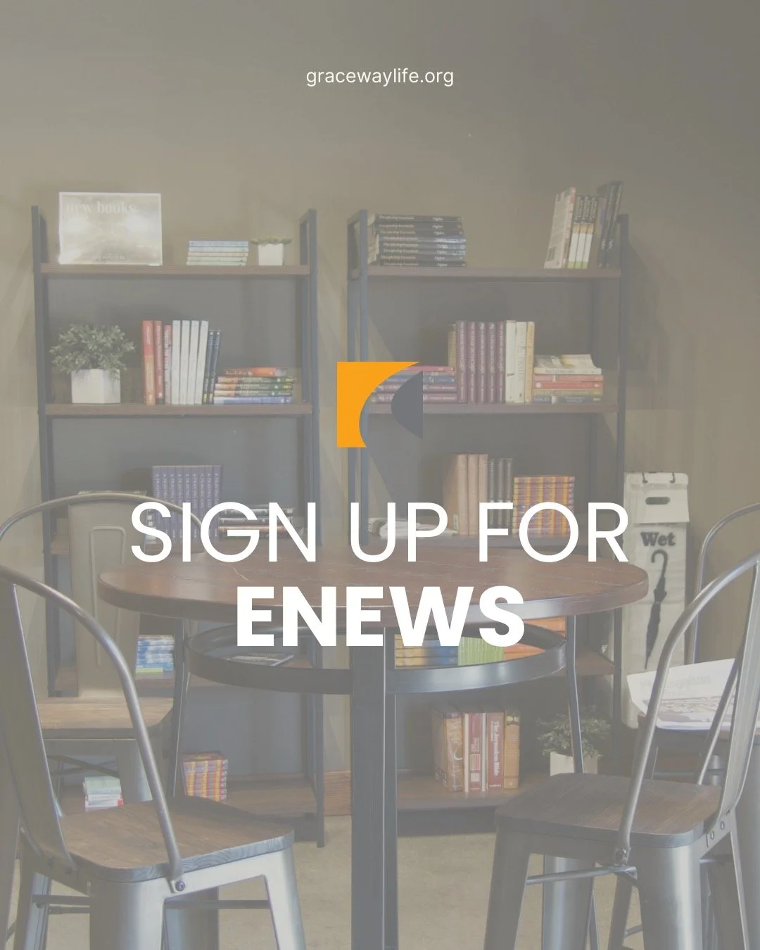 Sign up for GraceWay eNews and get the latest updates and event info from GraceWay Church in your inbox.

 For more information, visit gracewaylife.org/enews