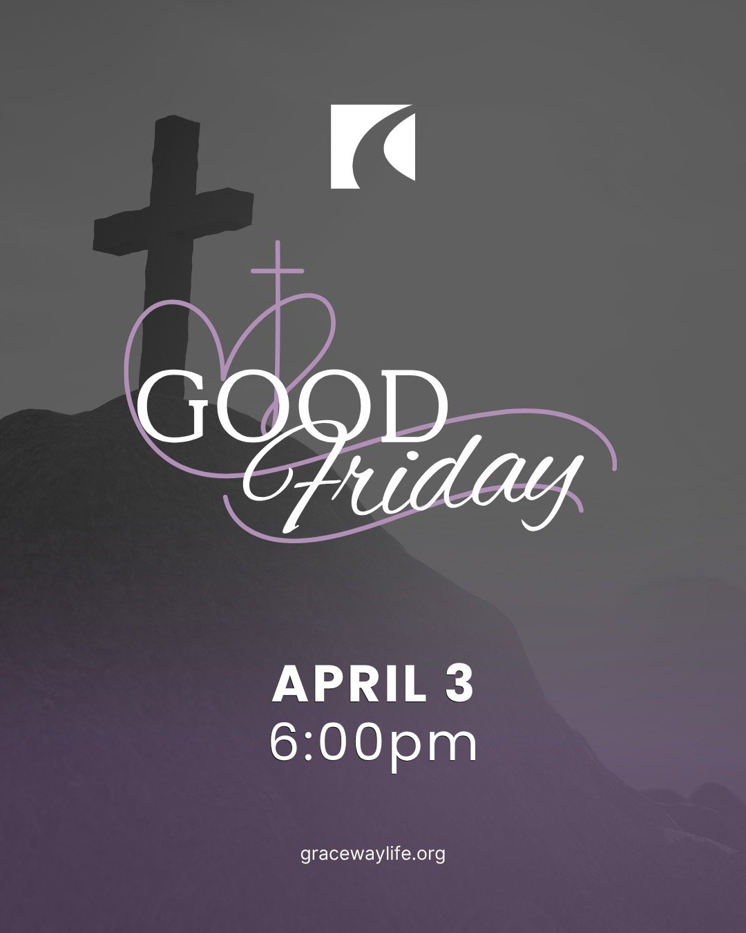 Join us for Good Friday

April 3, at 6pm, right we will observe Good Friday with worship, contemplation, and stories of God's presence in our lives in the darkest times.

Learn more at gracewaylife.org/lent