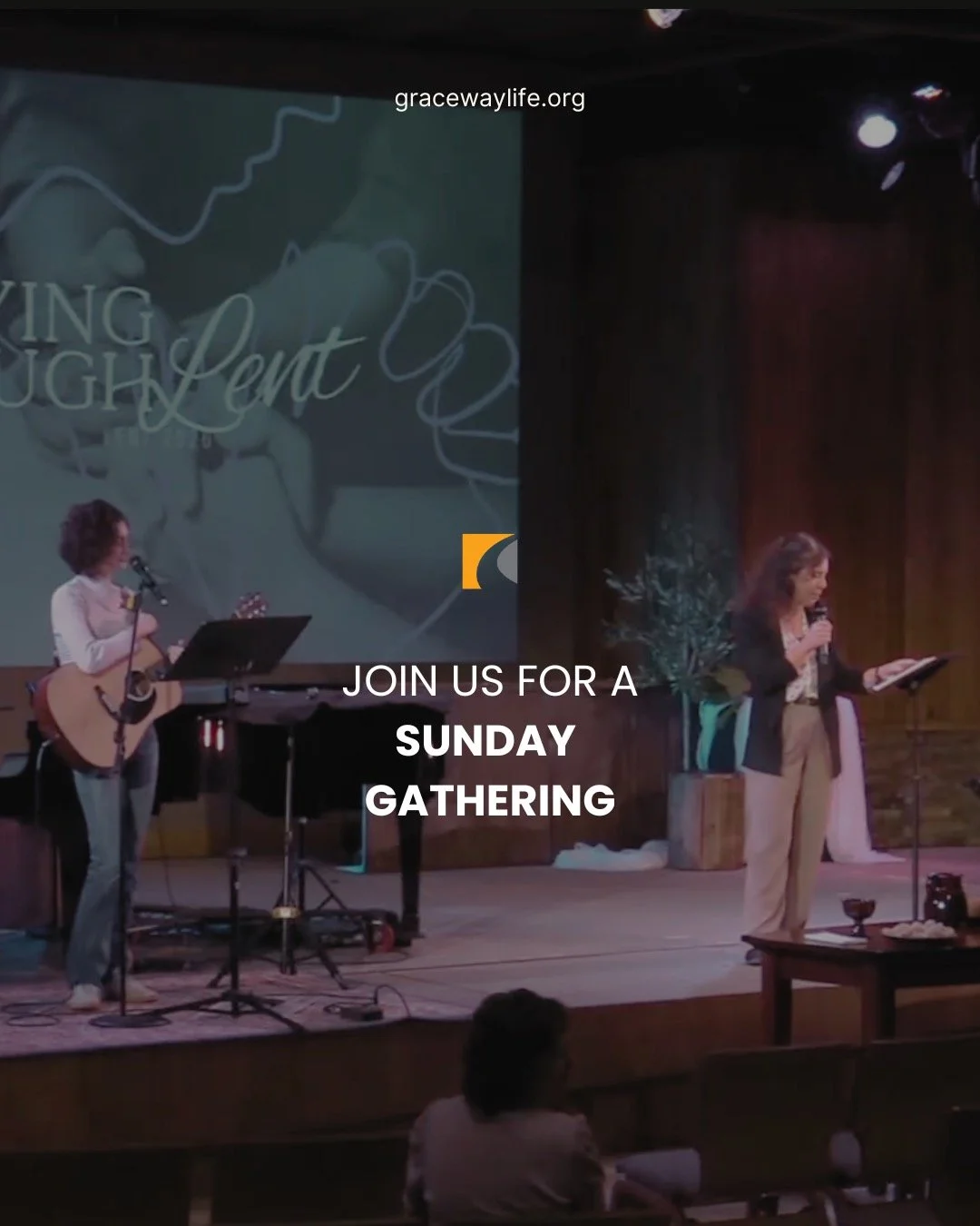 Join us Online / In Person 

Let's praise God together on Sunday morning! Join us in person or via youtube at 10am every Sunday. 

Visit gracewaylife.org/live for more information.