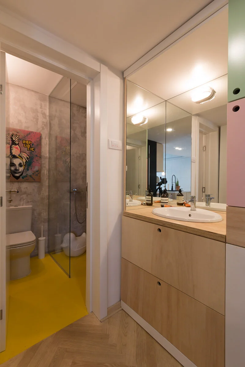 Bathroom area